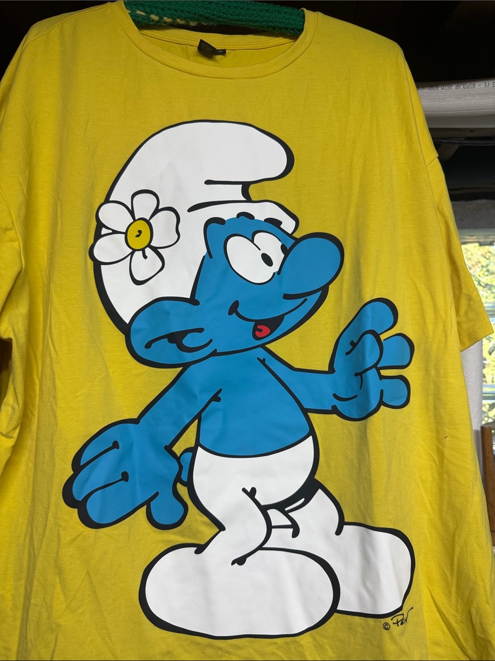 The Smurfs yellow Graphic Tee 1XL